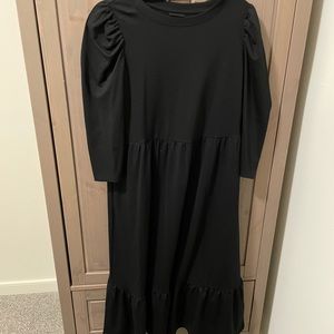 Black target who what wear midi dress